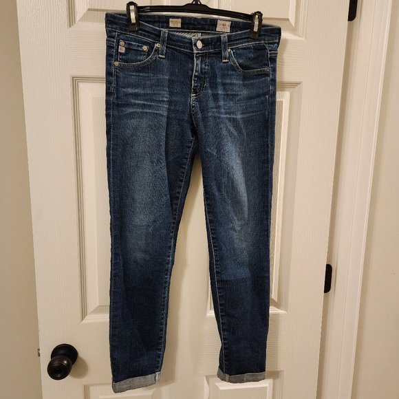 Ag Adriano Goldschmied Stilt Roll-up Cigarette Jean Size 27 - Picture 1 of 8